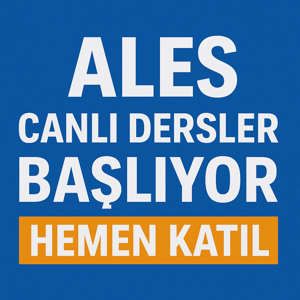 ALES Canlı Ders